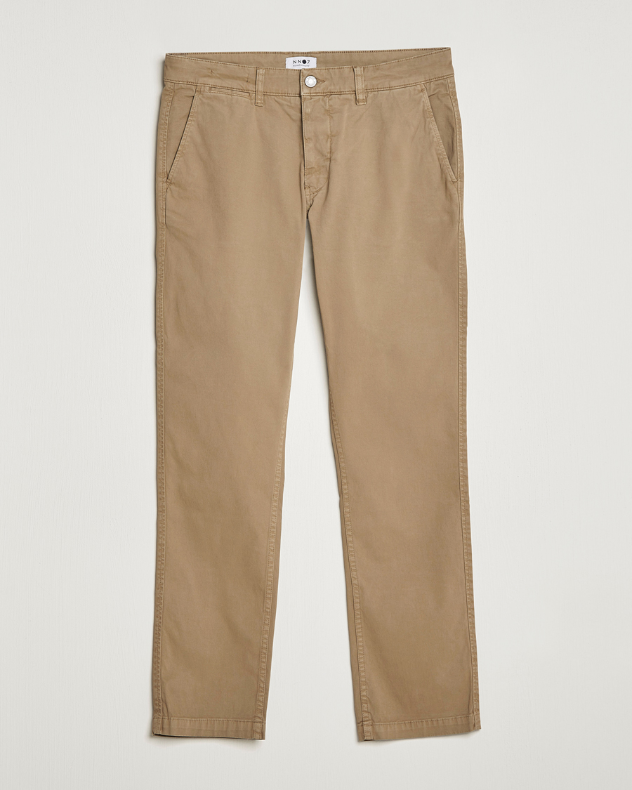 Uomini | Pantaloni | NN07 | Marco Slim Fit Stretch Chinos Green Stone