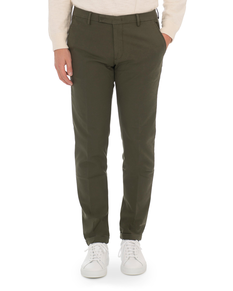 Uomini |  | NN07 | Scott Regular Fit Stretch Trousers Army Green