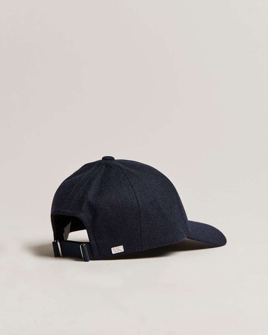 Uomini | Cappelli & Berretti | Varsity Headwear | Flannel Baseball Cap Dark Navy