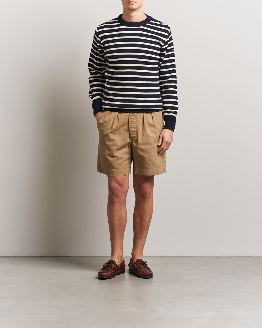 Uomini | Maglieria | Armor-lux | Fouesnant Classic Sweater Rich Navy/Nature