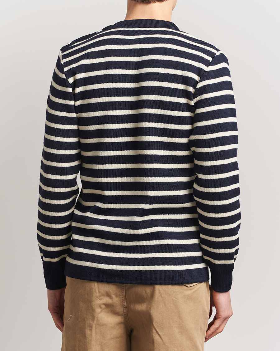 Uomini | Maglieria | Armor-lux | Fouesnant Classic Sweater Rich Navy/Nature