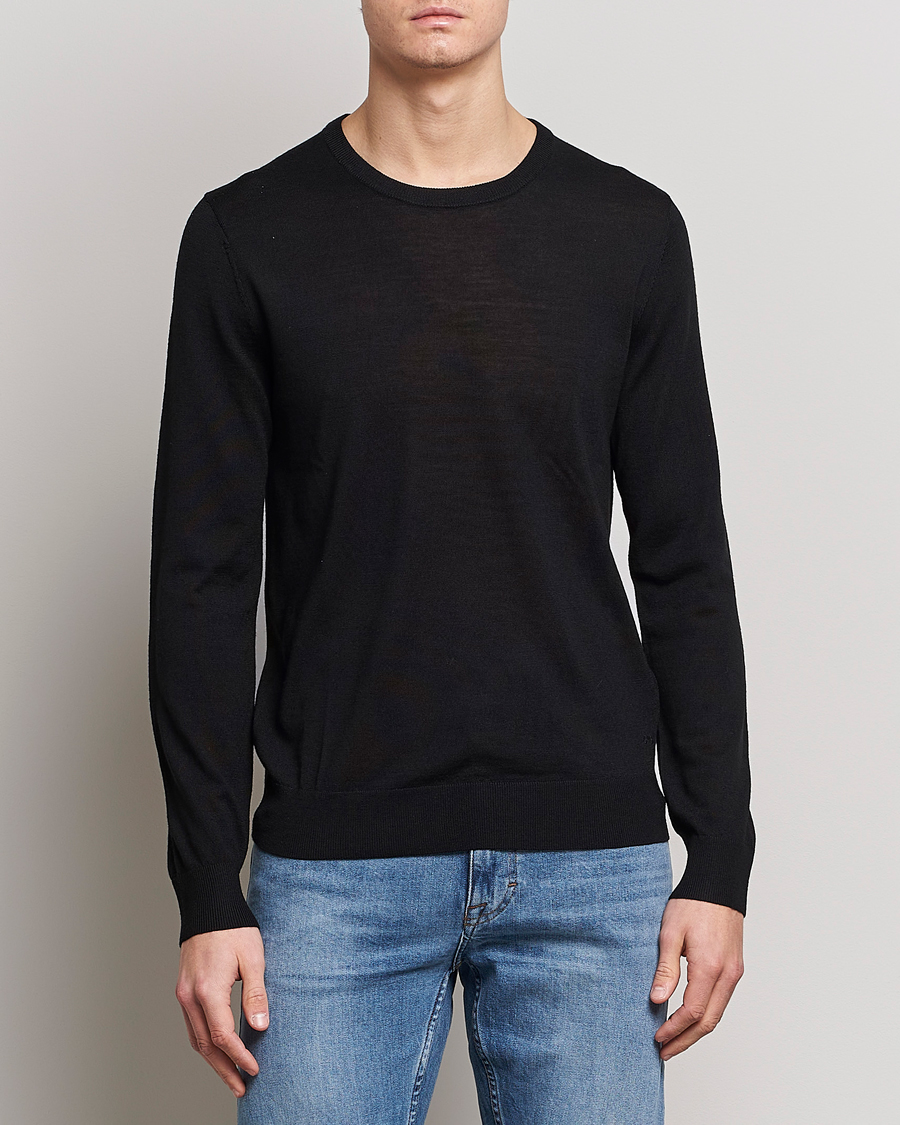 Uomini | Maglie a girocollo | Tiger of Sweden | Nichols Crew Neck Pullover Black