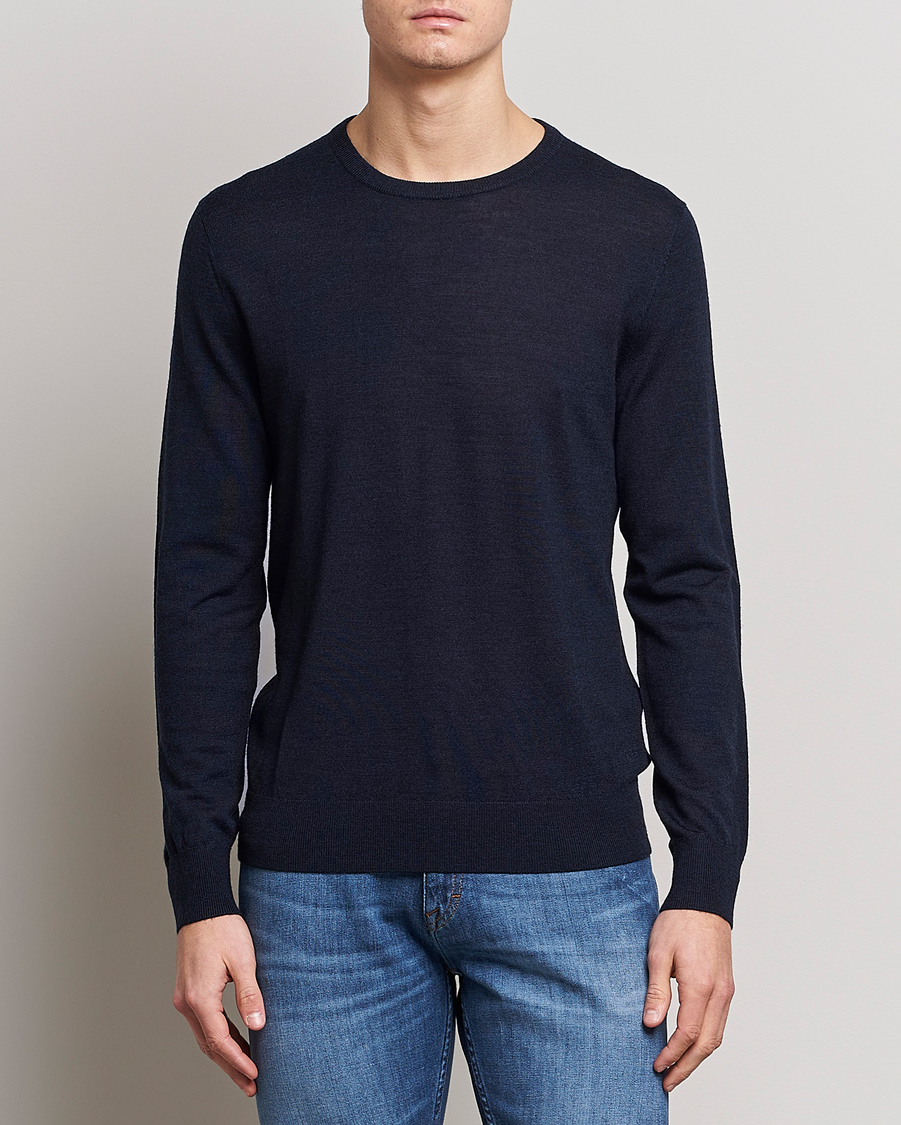 Uomini |  | Tiger of Sweden | Nichols Crew Neck Pullover Navy