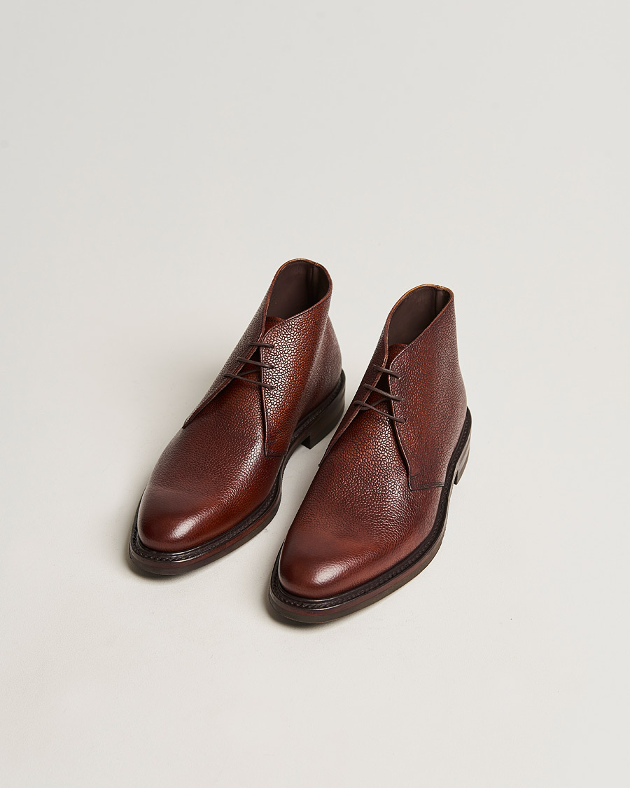 Uomini | Best of British | Loake 1880 Legacy | Lytham Chukka Boot Oxblood Grain Calf