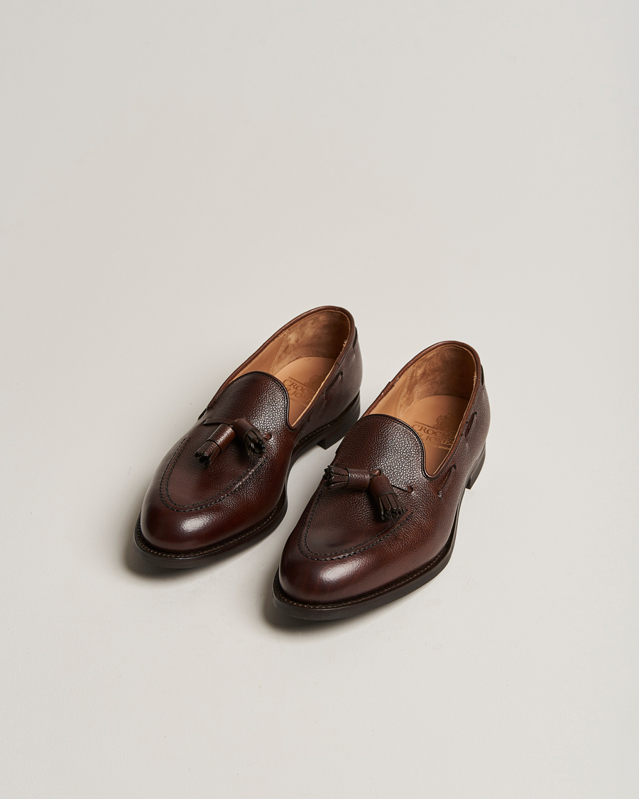 Uomini | Mocassini | Crockett & Jones | Cavendish 2 City Sole Dark Brown Grain