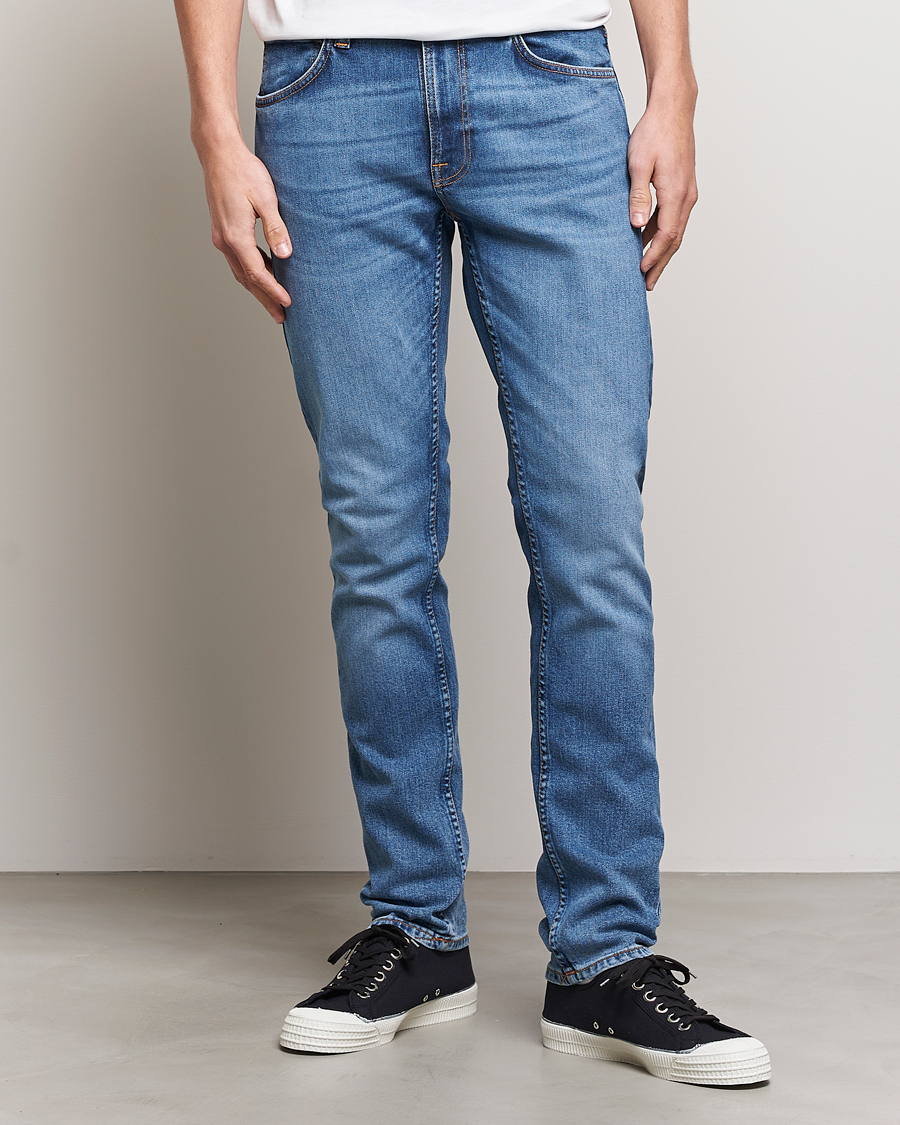 Uomini | Slim fit | Nudie Jeans | Lean Dean Jeans Lost Orange