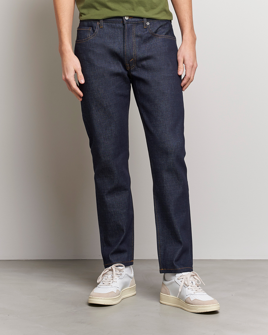 Uomini | Tapered fit | Jeanerica | TM005 Tapered Jeans Blue Raw