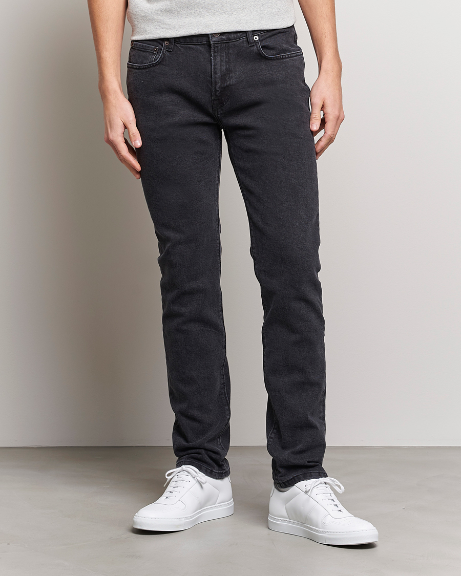 Uomini |  | Jeanerica | SM001 Slim Jeans Used Black