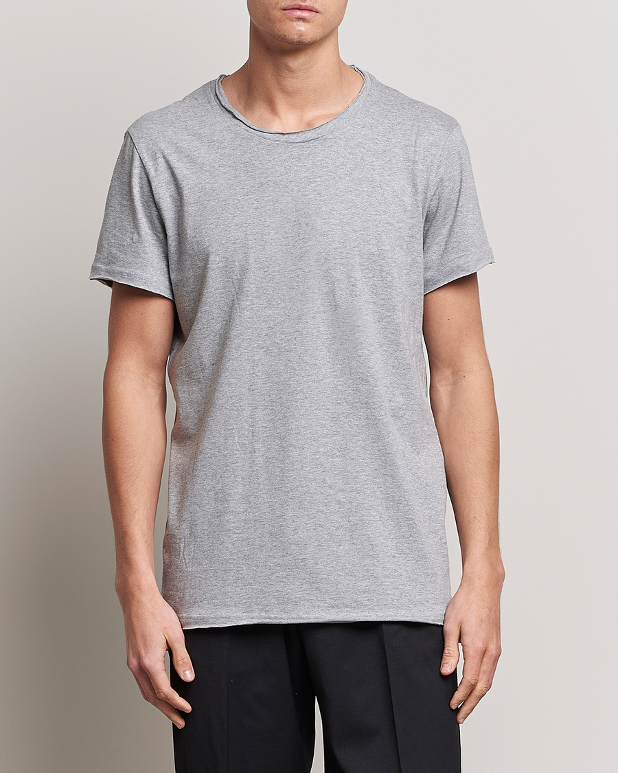 Uomini | Bread & Boxers | Bread & Boxers | Crew Neck Relaxed Grey Melange