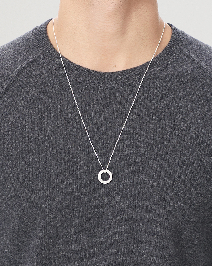 Uomini | Per il conoscitore | LE GRAMME | Circle Necklace Le 2.5  Sterling Silver