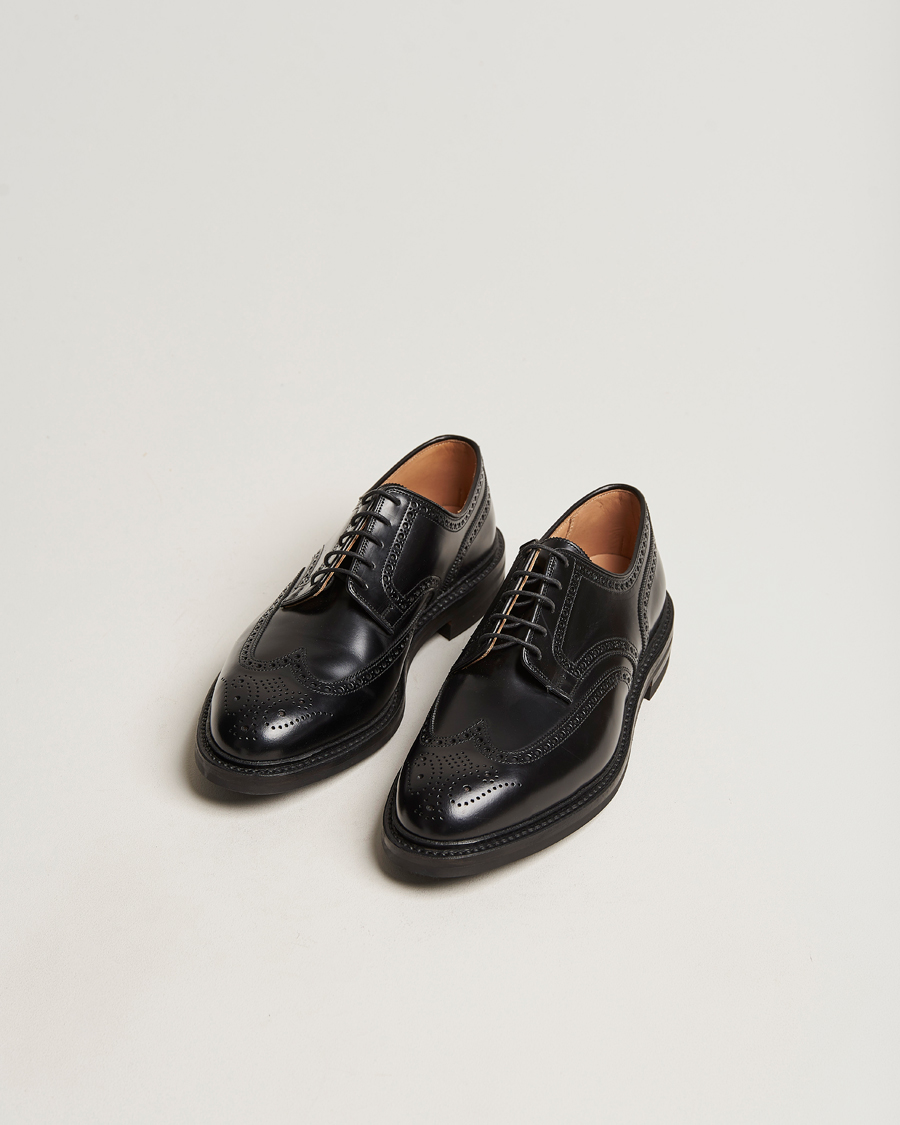 Uomini | Scarpe fatte a mano | Crockett & Jones | Pembroke Derbys Black Calf