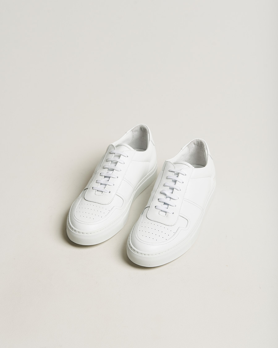 Uomini |  | Common Projects | B Ball Leather Sneaker White