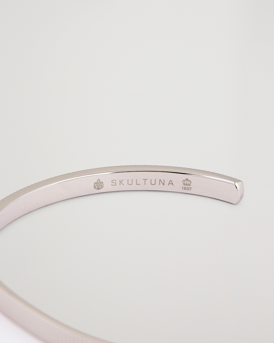 Uomini | Gioielli | Skultuna | Ribbed Cuff Polished Steel