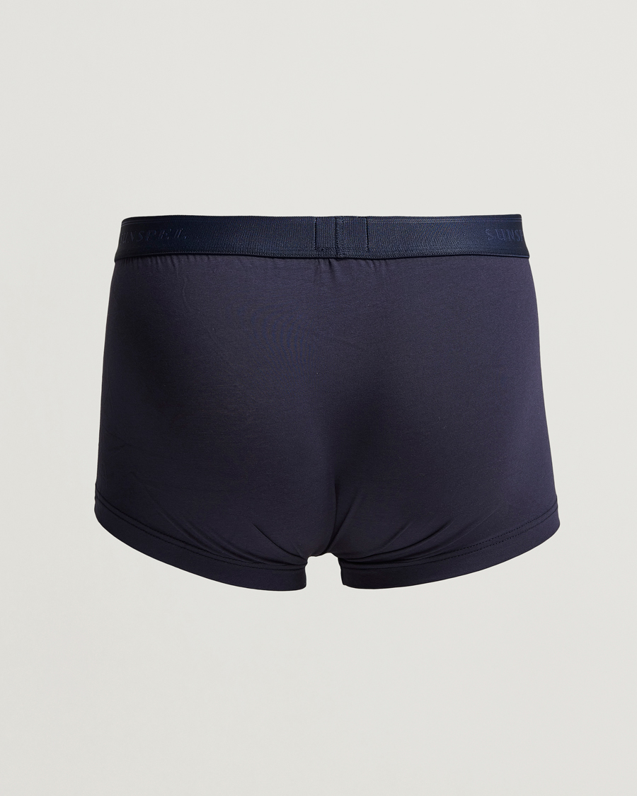 Uomini |  | Sunspel | 2-Pack Cotton Stretch Trunk Navy