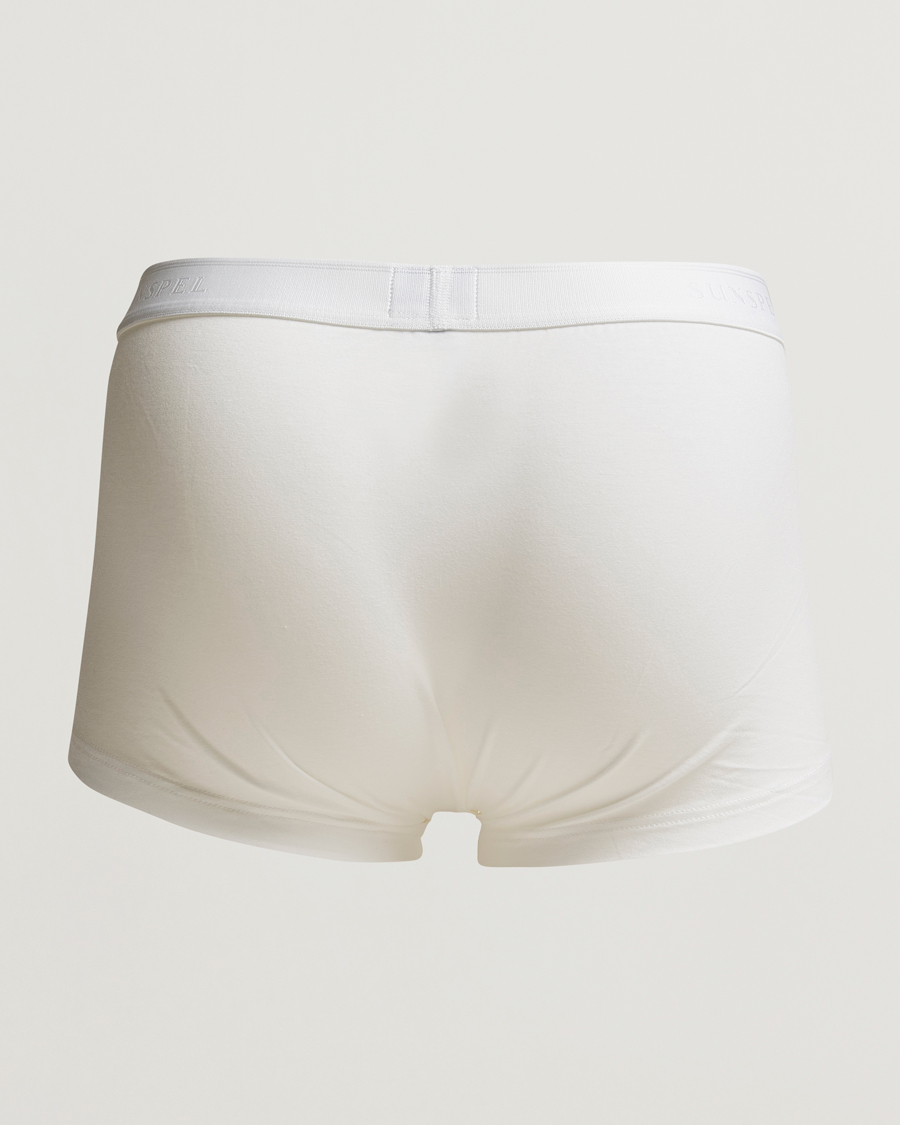 Uomini | Reparti | Sunspel | 2-Pack Cotton Stretch Trunk White