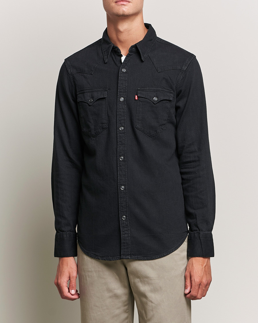 Uomini | Camicie in denim | Levi\'s | Barstow Western Standard Shirt Marble Black