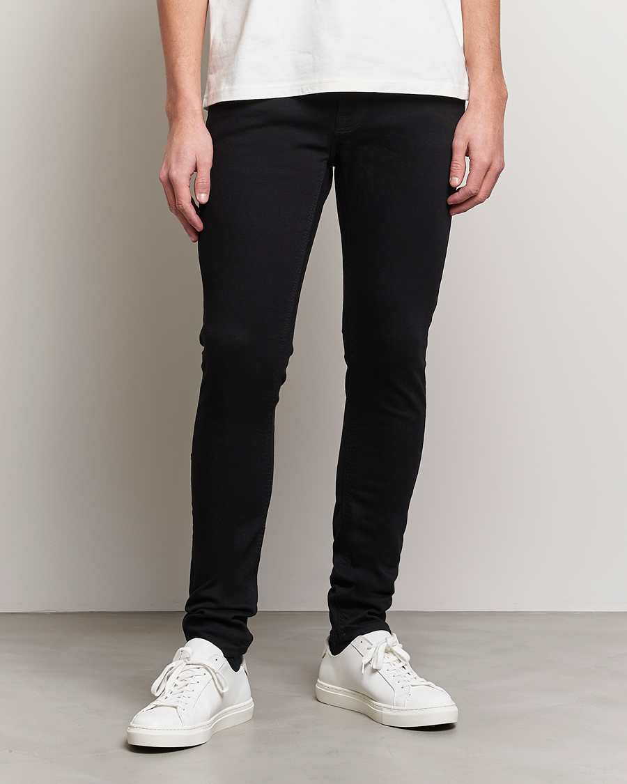 Uomini | Jeans neri | Nudie Jeans | Tight Terry Jeans Ever Black