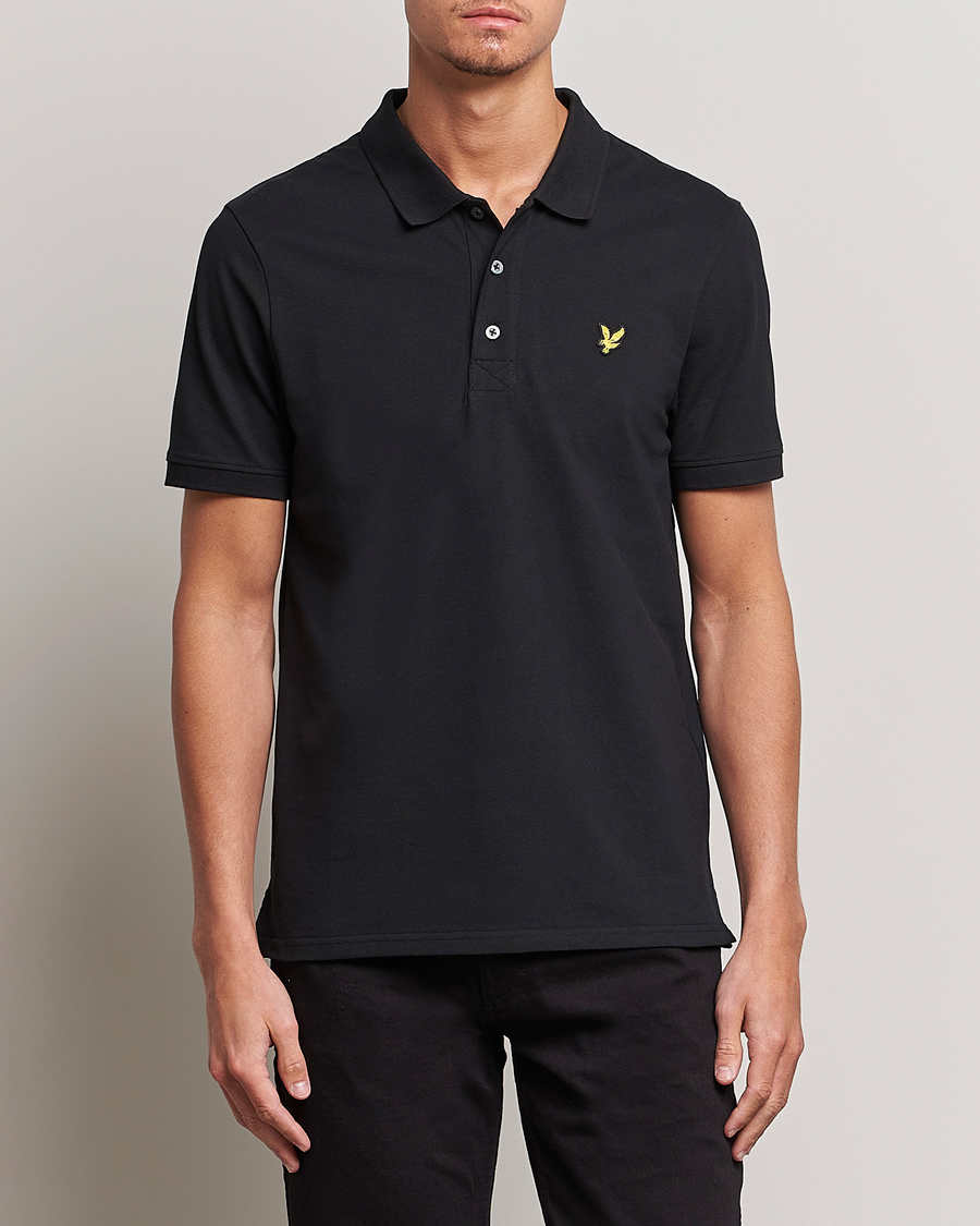 Uomini | Abbigliamento | Lyle & Scott | Plain Pique Polo Jet Black