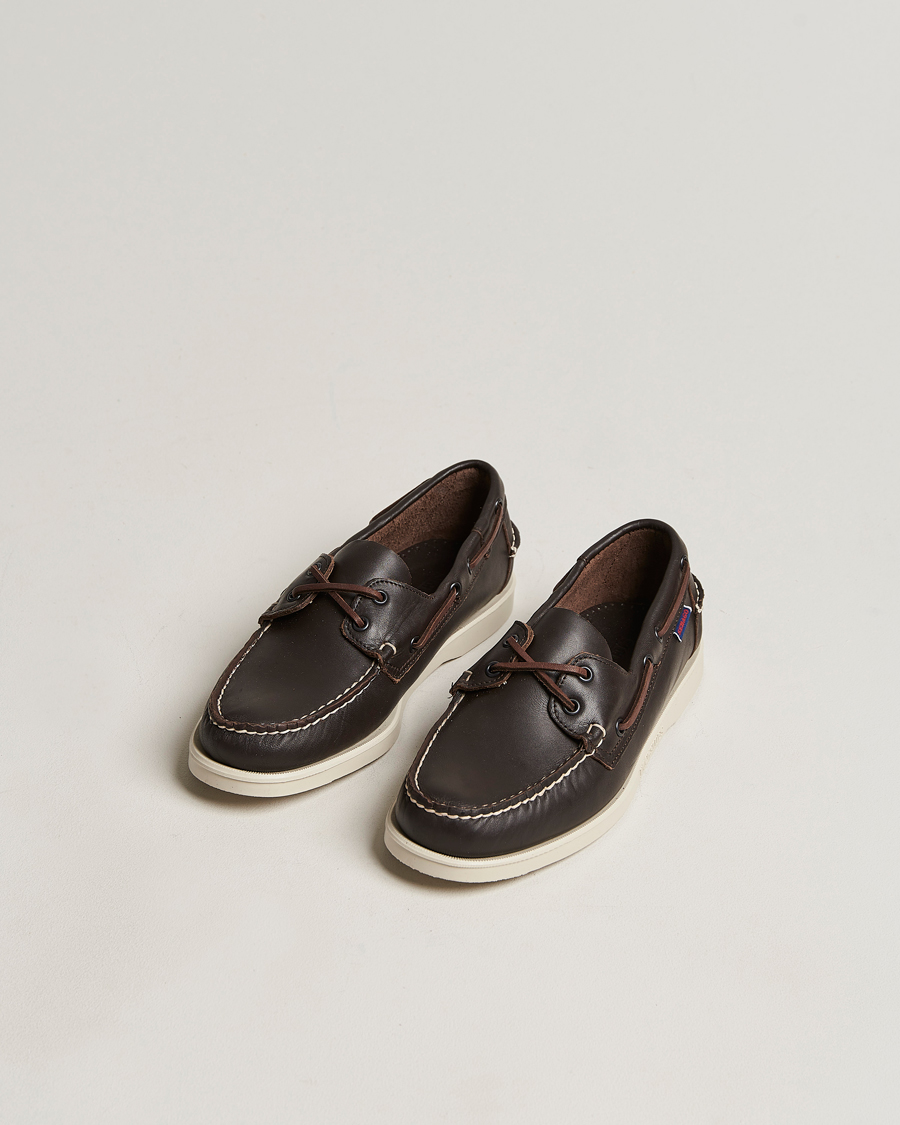 Uomini |  | Sebago | Dockside Boat Shoe Dark Brown