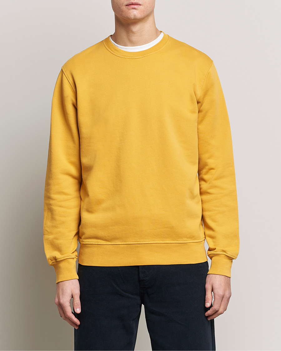 Uomini |  | Colorful Standard | Classic Organic Crew Neck Sweat Burned Yellow