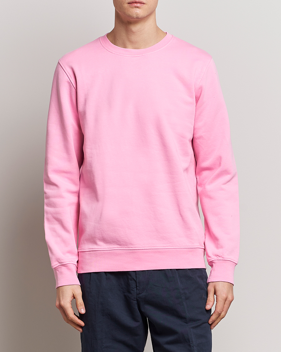 Uomini |  | Colorful Standard | Classic Organic Crew Neck Sweat Flamingo Pink