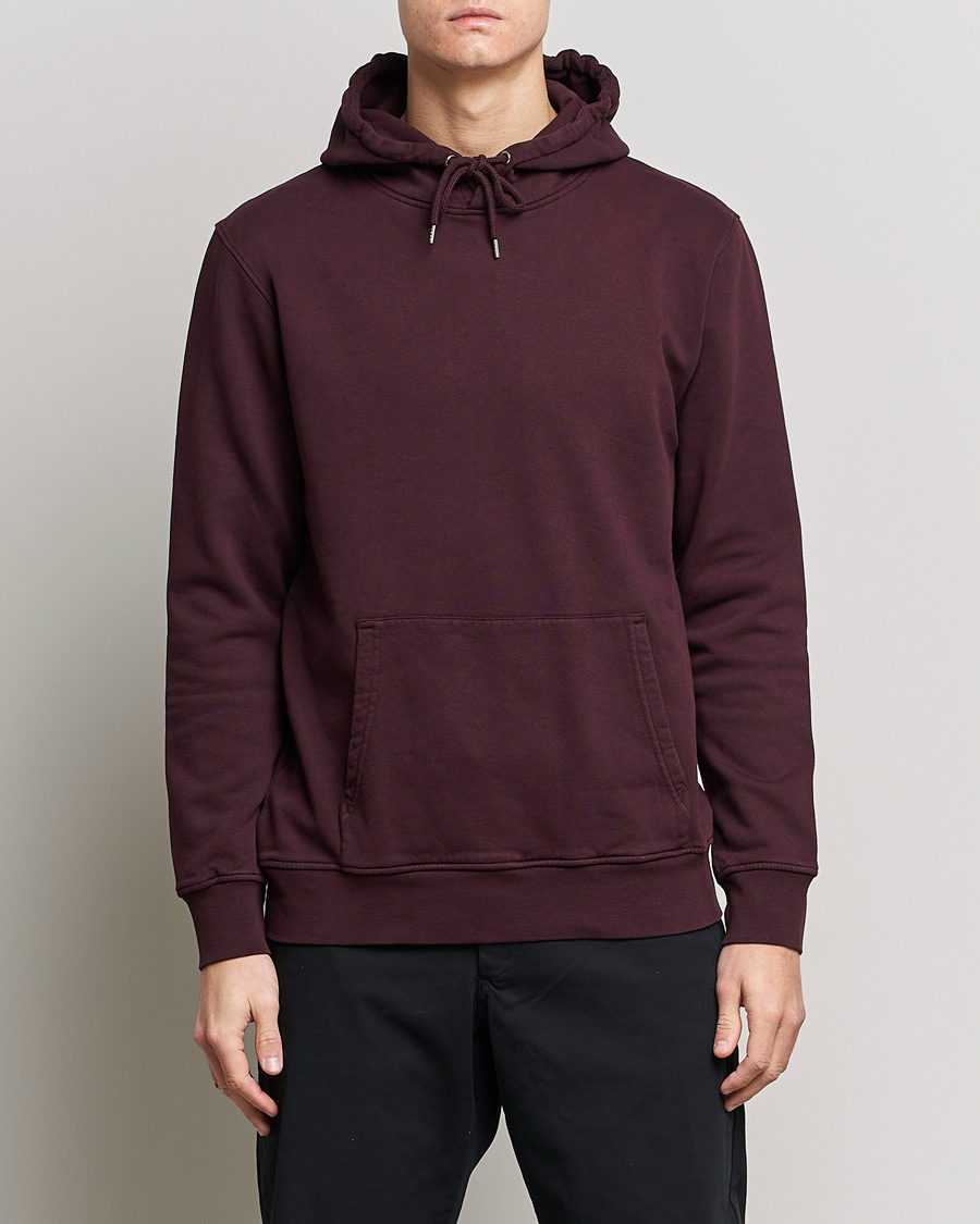 Uomini |  | Colorful Standard | Classic Organic Hood Oxblood Red