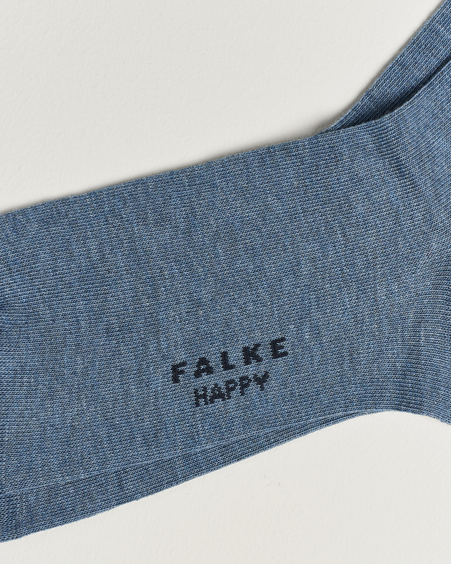 Uomini |  | Falke | Happy 2-Pack Cotton Socks Light Blue