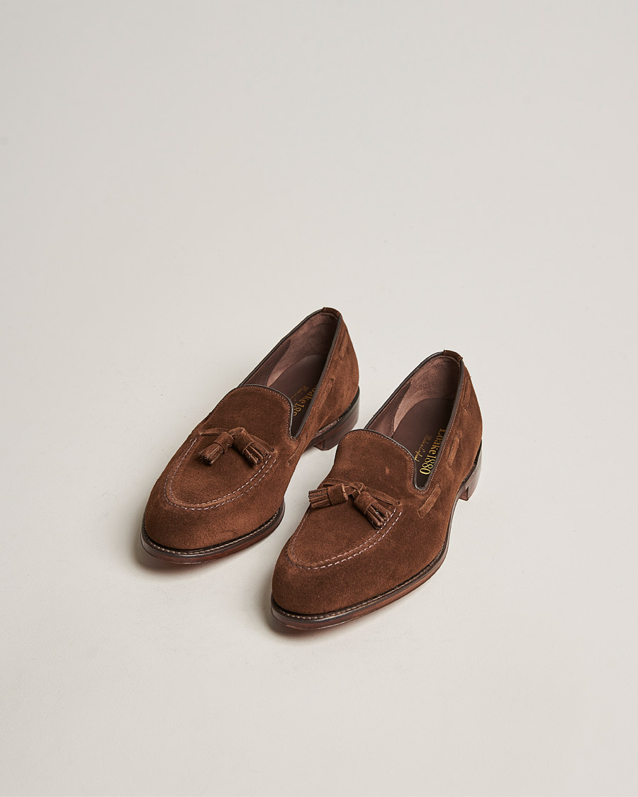 Uomini | Mocassini | Loake 1880 | Russell Tassel Loafer Polo Oiled Suede