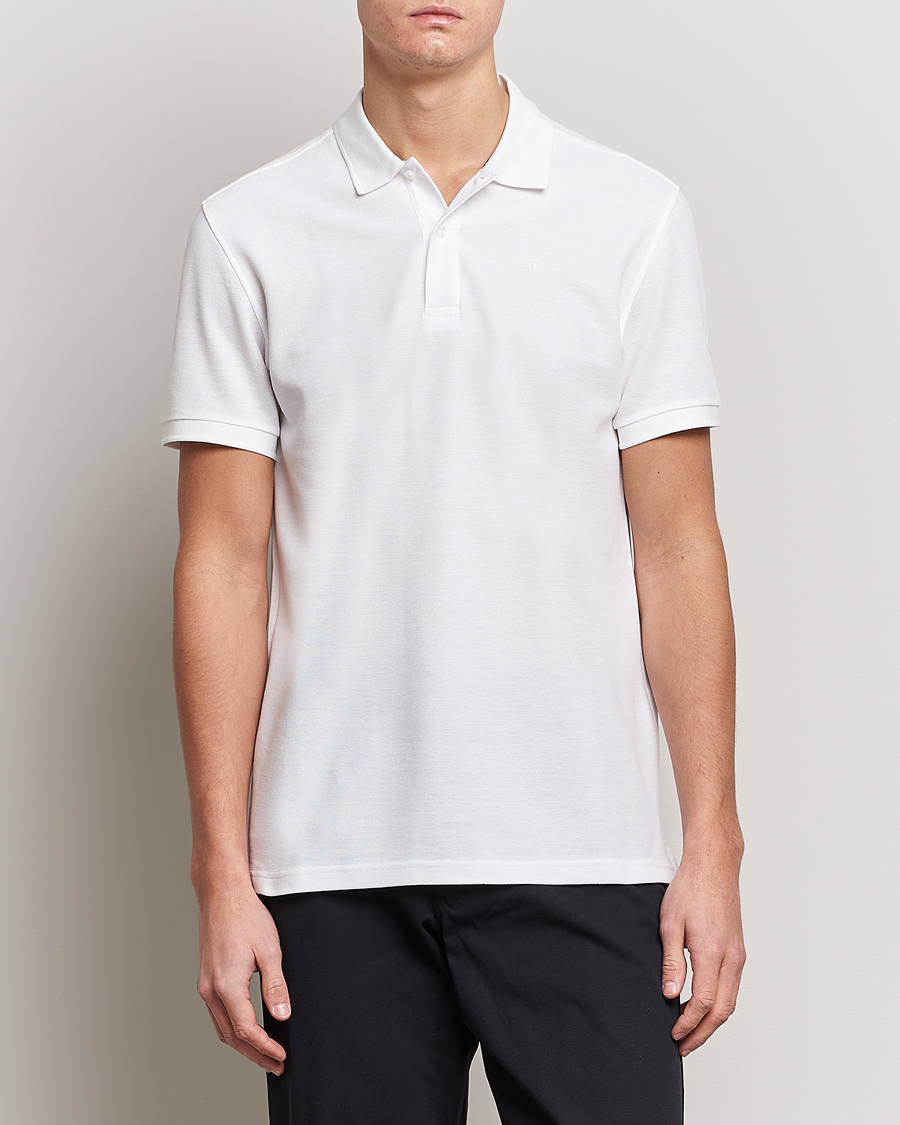 Uomini |  | J.Lindeberg | Troy Polo Pique White