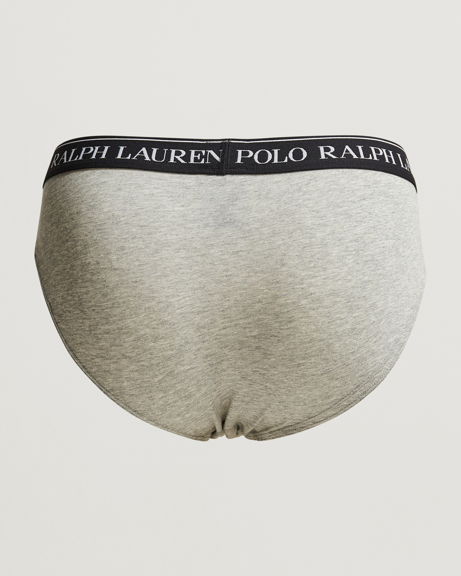 Uomini | Polo Ralph Lauren | Polo Ralph Lauren | 3-Pack Low Rise Brief Black/White/Grey