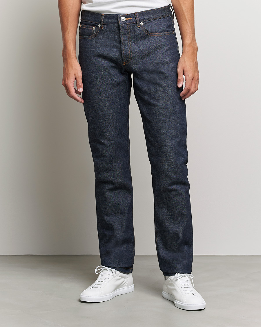 Uomini | Tapered fit | A.P.C. | Petit Standard Jeans Dark Indigo