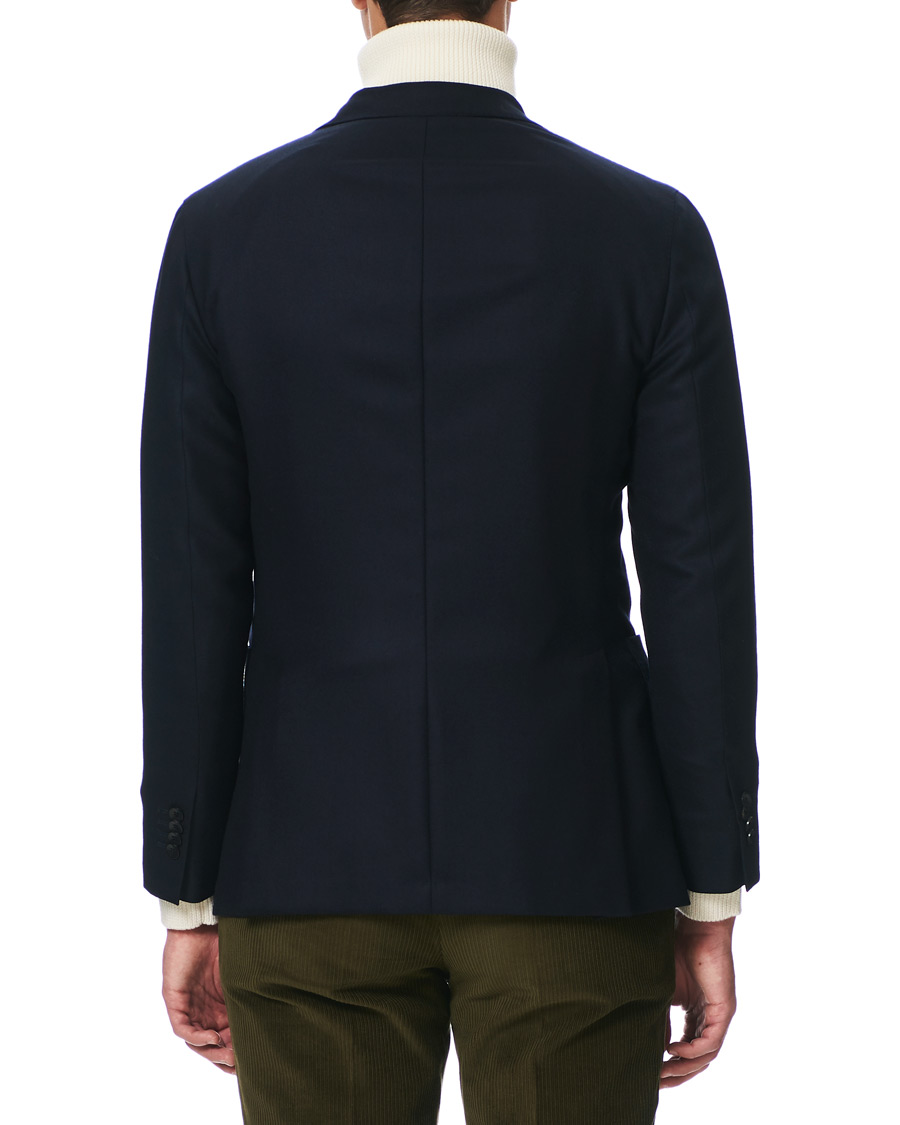 Uomini | Blazers | Boglioli | K Jacket Wool Hopsack Blazer Navy 46