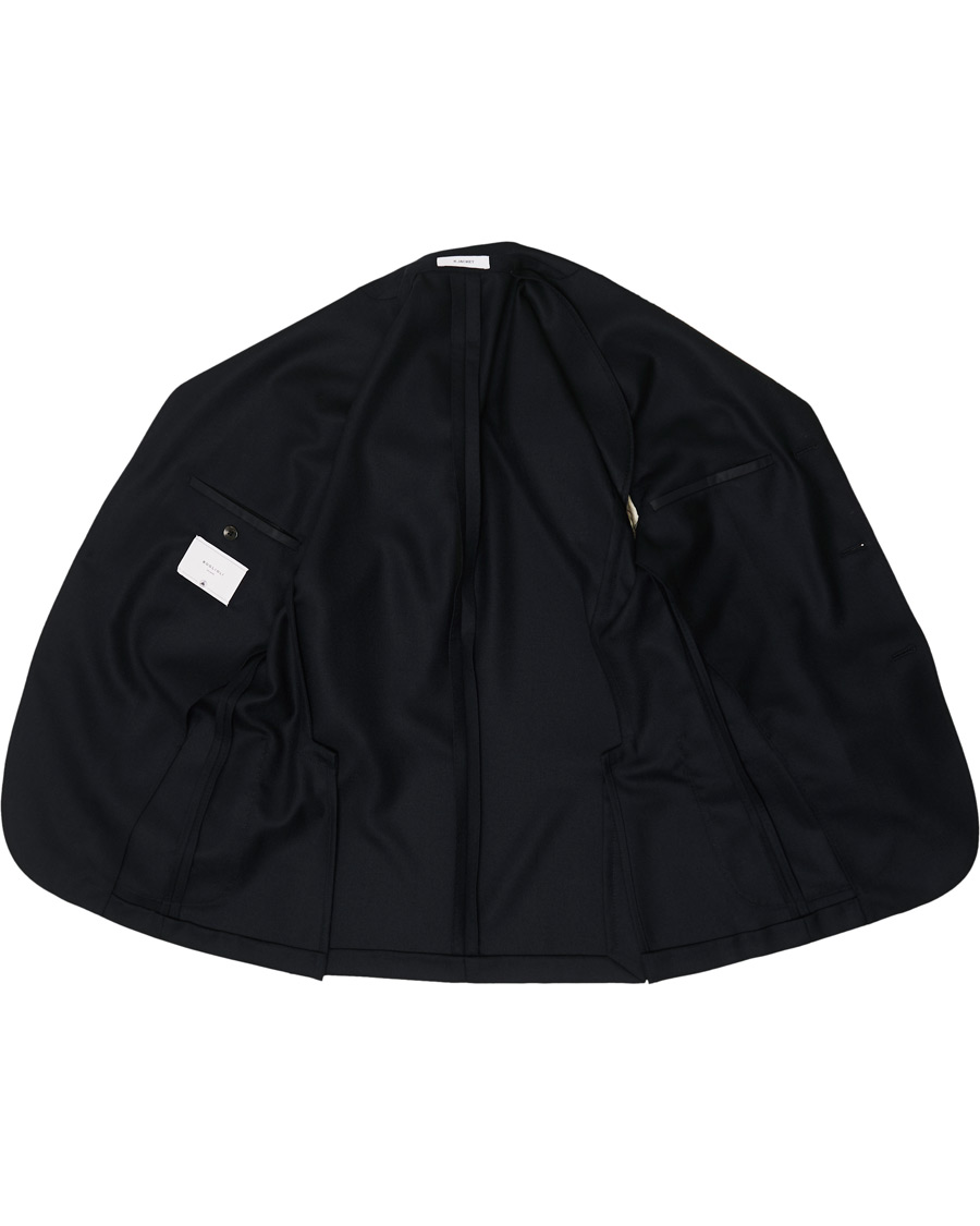 Uomini | Blazers | Boglioli | K Jacket Wool Hopsack Blazer Navy 46