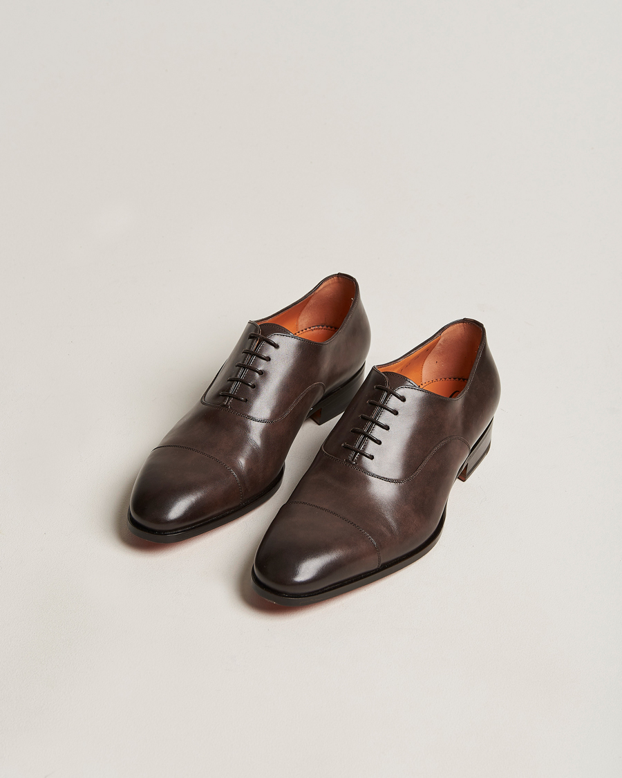 Uomini |  | Santoni | Blake Oxford  Dark Brown Calf