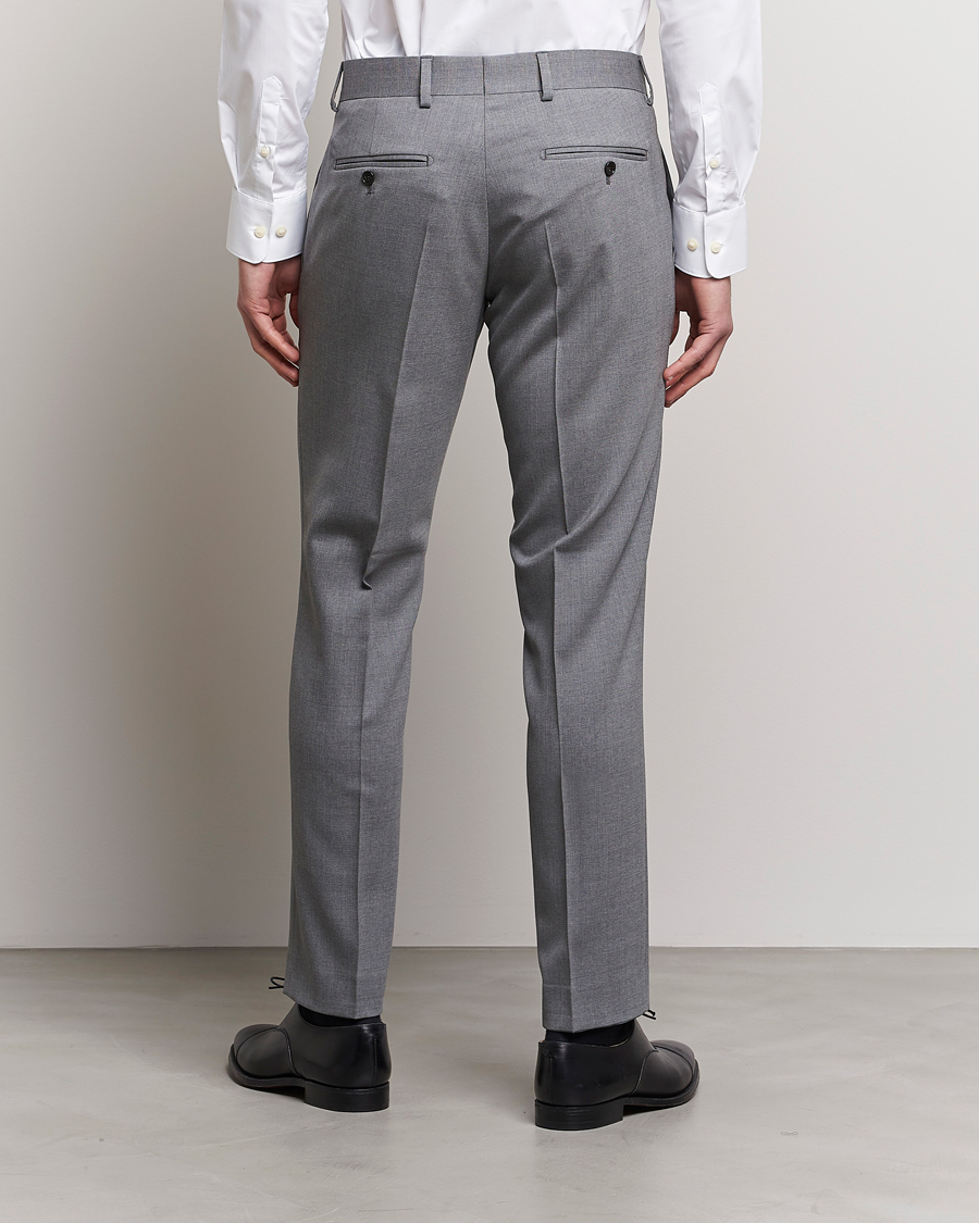 Uomini | Pantaloni | Tiger of Sweden | Tordon Wool Suit Trousers Grey