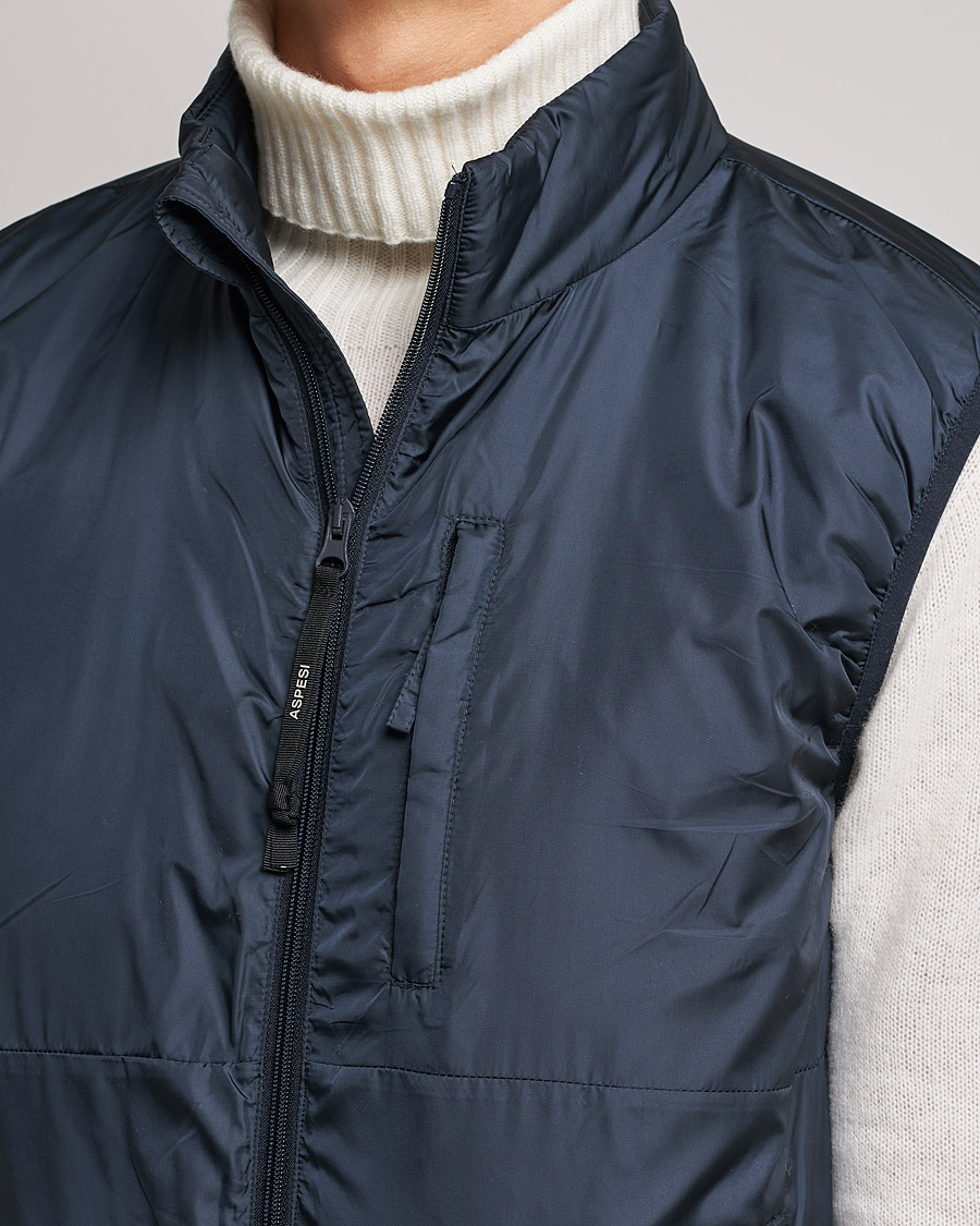 Uomini | Giacche | Aspesi | Jil Padded Vest Navy
