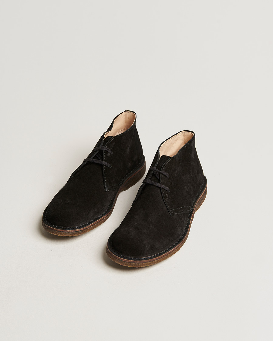 Uomini | Scarpe | Astorflex | Greenflex Desert Boot Black Suede