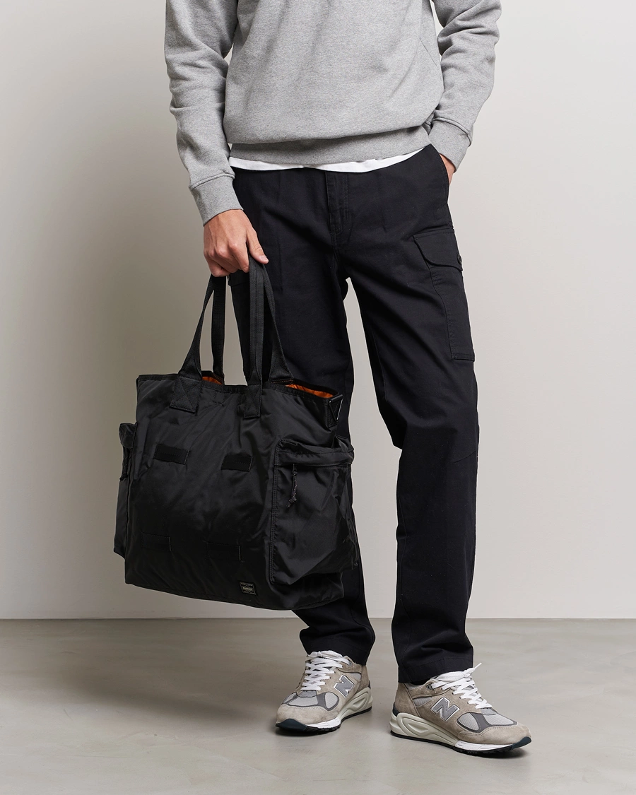 Uomini | Borse a tracolla | Porter-Yoshida & Co. | Force 2Way Tote Bag Black