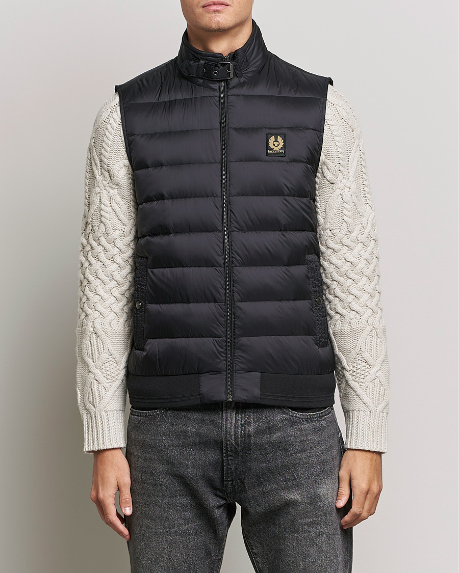 Uomini | 50% di sconto | Belstaff | Circuit Padded Gilet Black