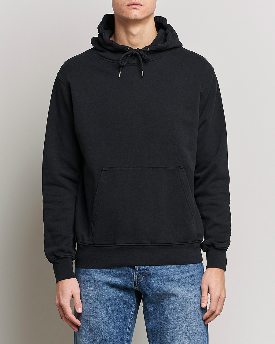 Uomini |  | Colorful Standard | Classic Organic Hood Deep Black