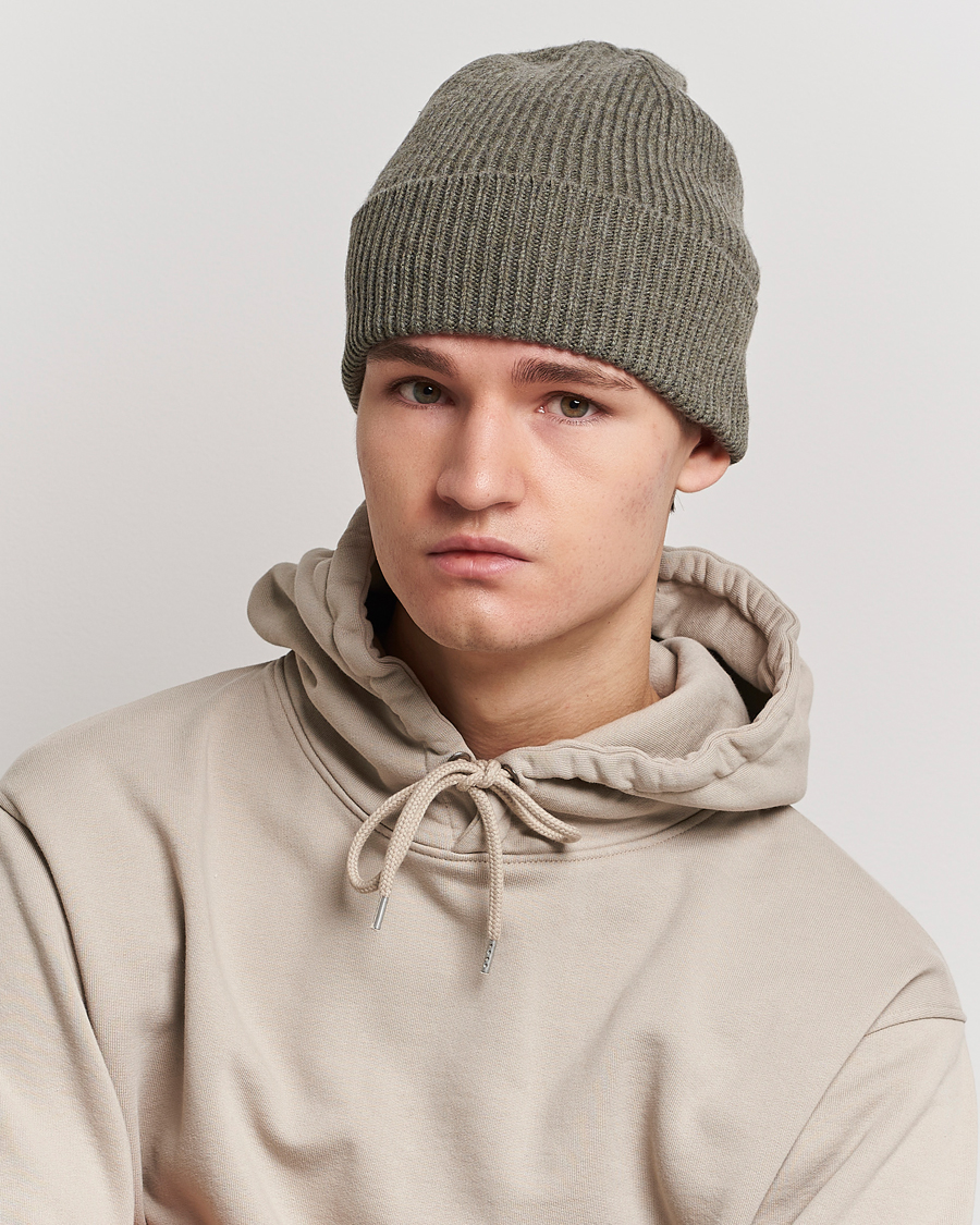 Uomini | Berretti | Colorful Standard | Merino Wool Beanie Dusty Olive