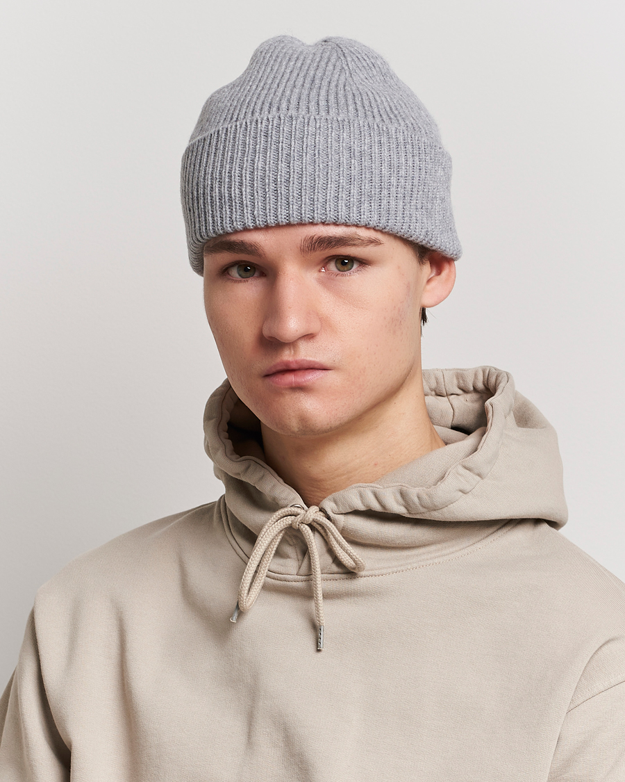 Uomini | Berretti | Colorful Standard | Merino Wool Beanie Heather Grey