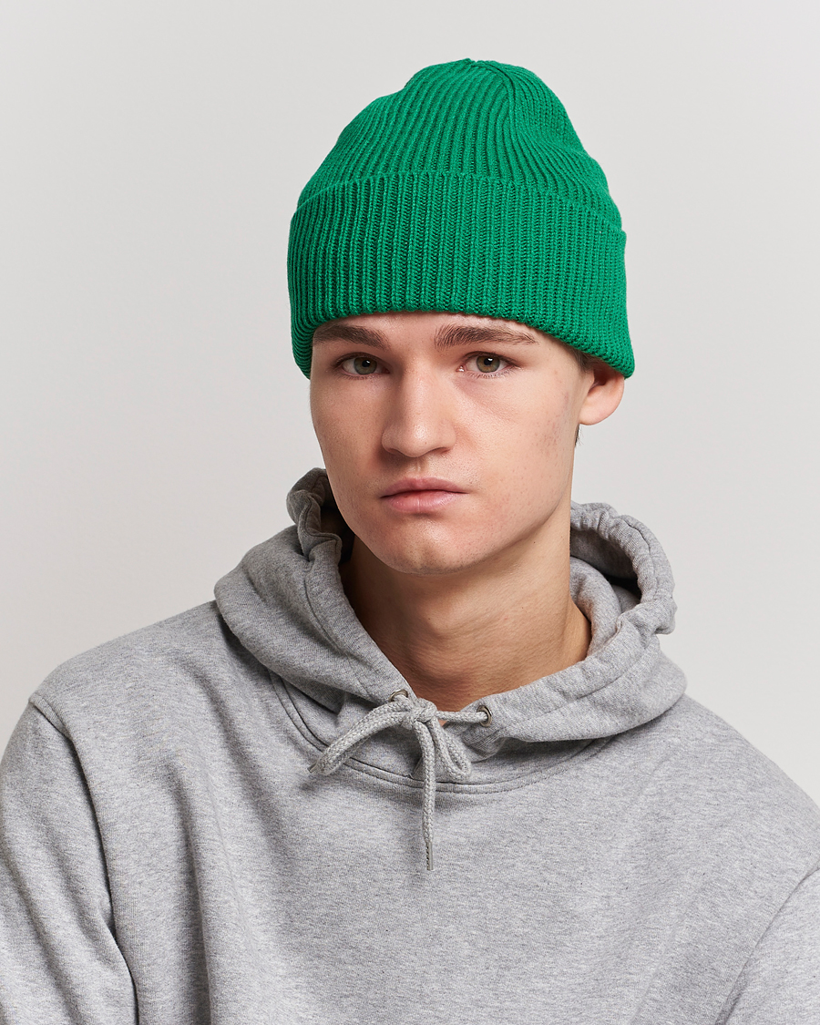 Uomini |  | Colorful Standard | Merino Wool Beanie Kelly Green