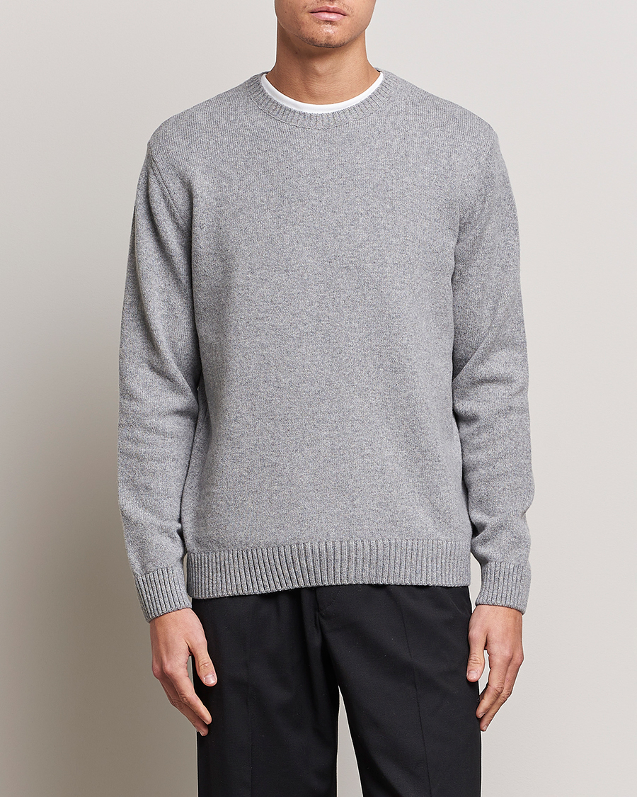 Uomini |  | Colorful Standard | Classic Merino Wool Crew Neck Heather Grey