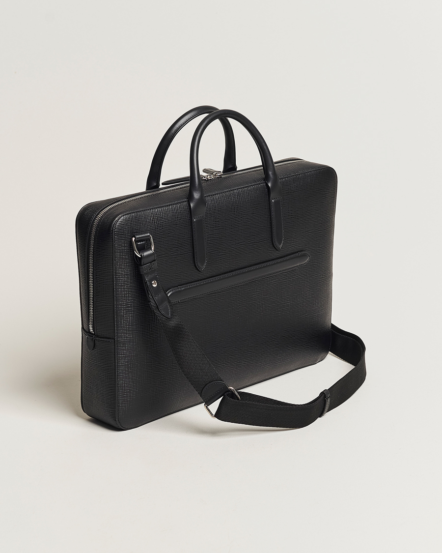 Uomini | Valigette | Smythson | Panama Lightweight Briefcase Black