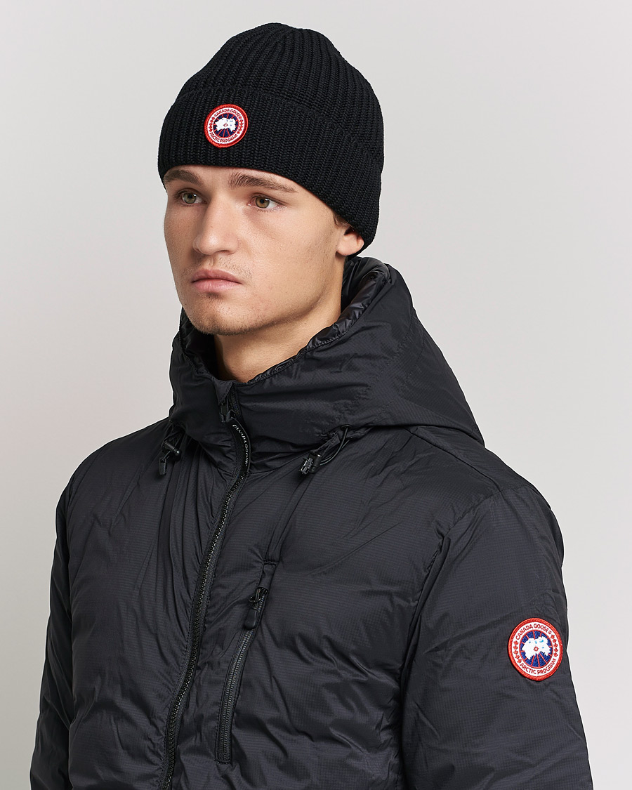 Uomini | Berretti invernali | Canada Goose | Arctic Disc Rib Toque Black