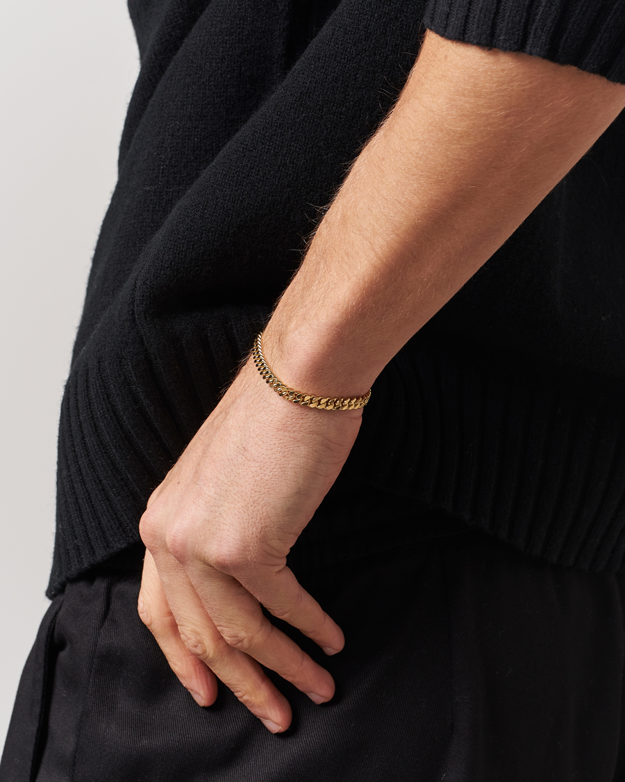 Uomini | Gioielli | Tom Wood | Curb Bracelet L Gold