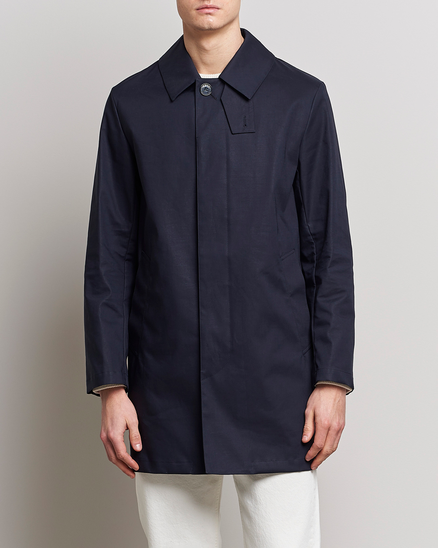 Uomini | Cappotti | Mackintosh | Cambridge Car Coat Navy