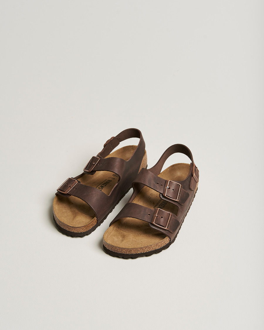 Uomini | Sandali & Diapositive | BIRKENSTOCK | Milano Classic Footbed Habana Oiled Leather