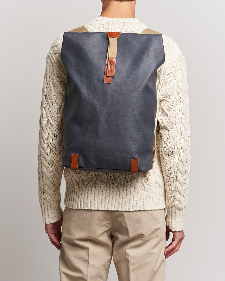 Uomini | Brooks England | Brooks England | Pickwick Cotton Canvas 26L Backpack Grey Honey